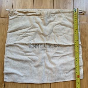 Authentic jimmy choo dust bag